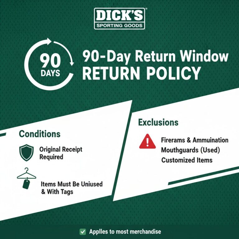 dicks return policy
