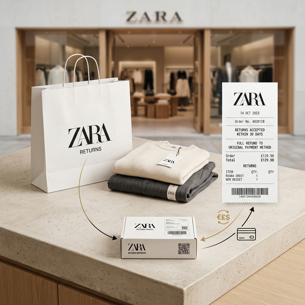 zara return refund policy